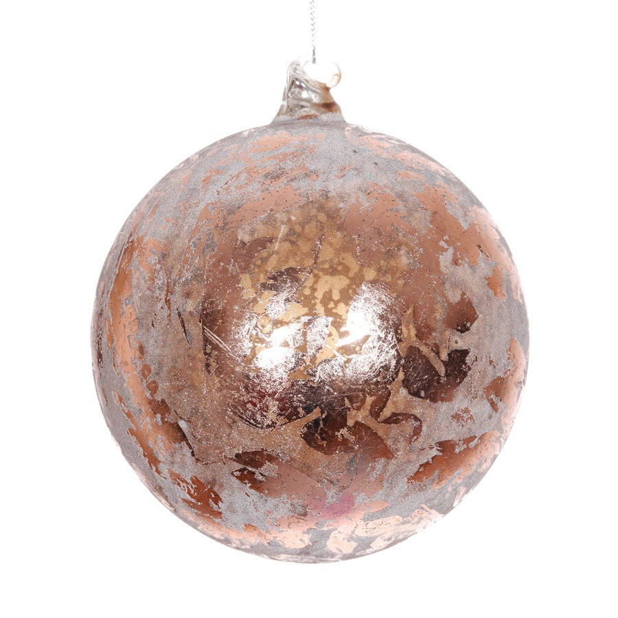 120 MM Filigree Leaf Ball Ornament-HOME/GIFTWARE-Gold/Brown-Kevin's Fine Outdoor Gear & Apparel