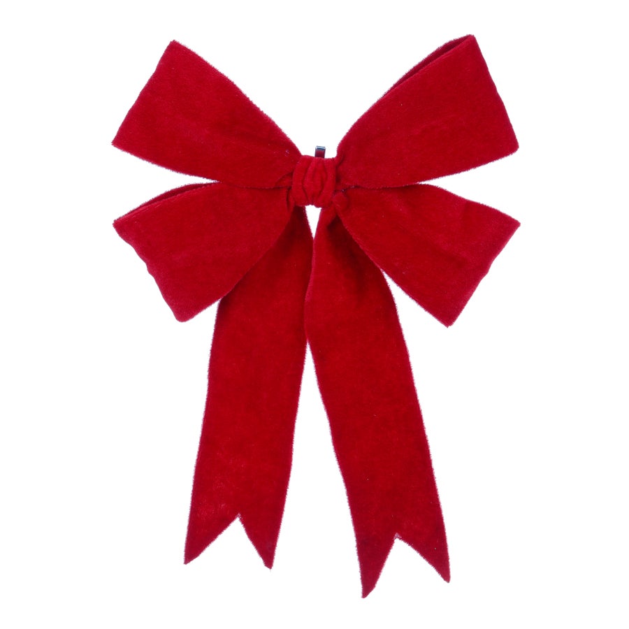 11" Merry and Bright Bow-Home/Giftware-Red-Kevin's Fine Outdoor Gear & Apparel