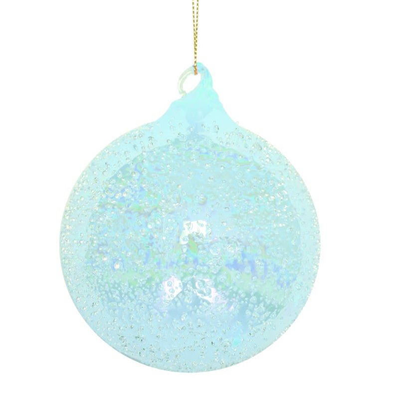 100mm Glass Beaded Ball Ornament-Home/Giftware-Light Blue-Kevin's Fine Outdoor Gear & Apparel