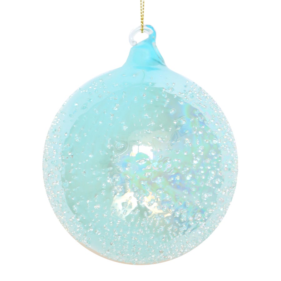120mm Glass Beaded Ball Ornament-Home/Giftware-Blue-Kevin's Fine Outdoor Gear & Apparel
