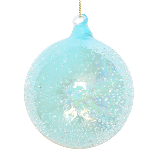 120mm Glass Beaded Ball Ornament-Home/Giftware-Blue-Kevin's Fine Outdoor Gear & Apparel