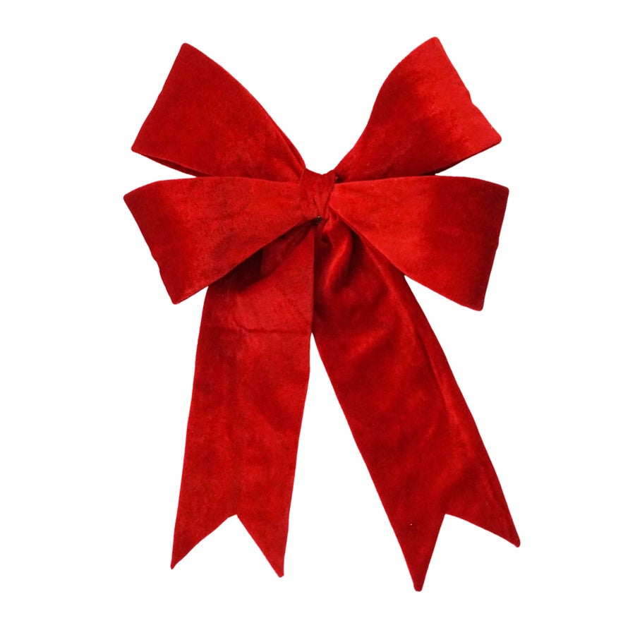 14" Merry and Bright Bow-Home/Giftware-Red-Kevin's Fine Outdoor Gear & Apparel