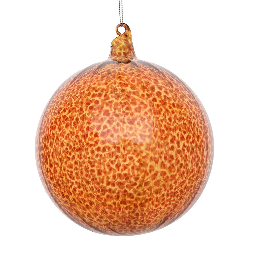 150mm Spiral Leopard Ball Ornament-Home/Giftware-Kevin's Fine Outdoor Gear & Apparel