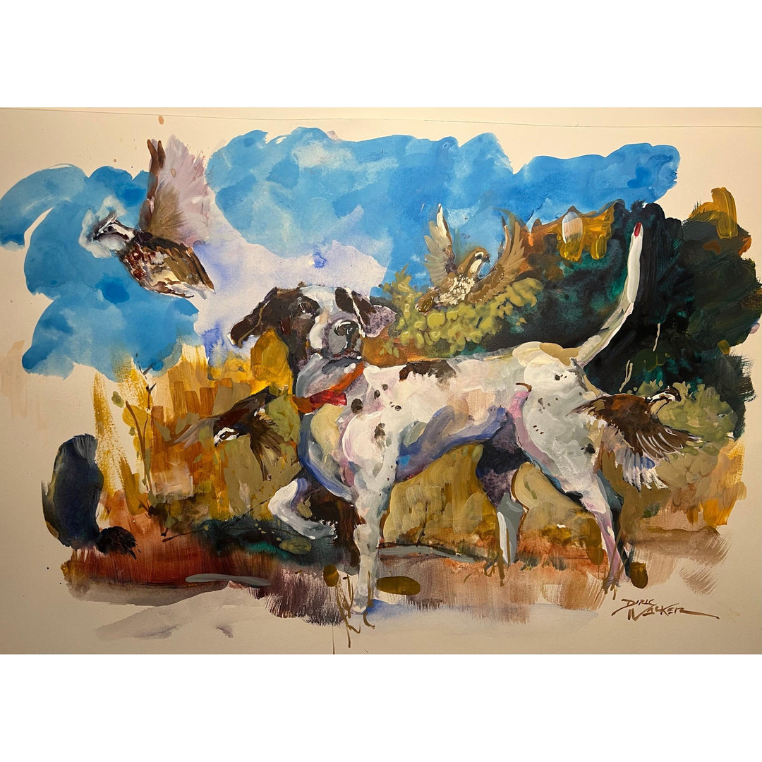 "Fast Flush" Painting by Dirk Walker-Home/Giftware-Kevin's Fine Outdoor Gear & Apparel