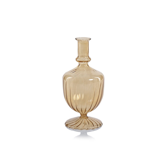 Venetian Spiral Vase Ornaments-Home/Giftware-Urn Shape/Light Amber 3"-Kevin's Fine Outdoor Gear & Apparel