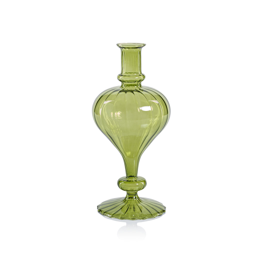 Venetian Spiral Vase Ornaments-Home/Giftware-Turnip Shape/Green 4.25"-Kevin's Fine Outdoor Gear & Apparel