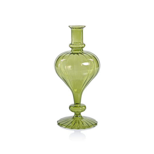 Venetian Spiral Vase Ornaments-Home/Giftware-Turnip Shape/Green 4.25"-Kevin's Fine Outdoor Gear & Apparel