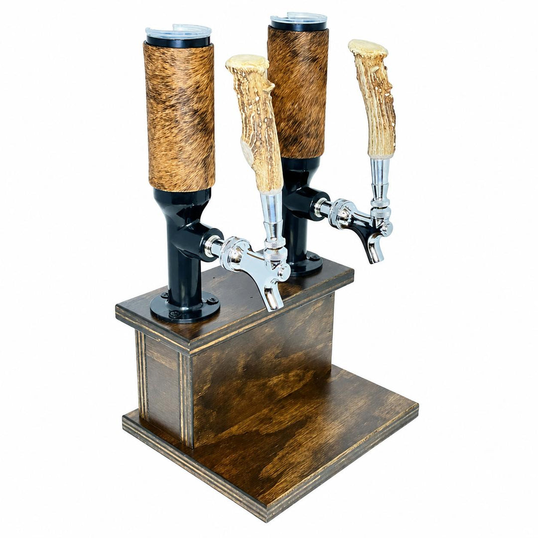 Double Whiskey Tower Liquor Dispenser