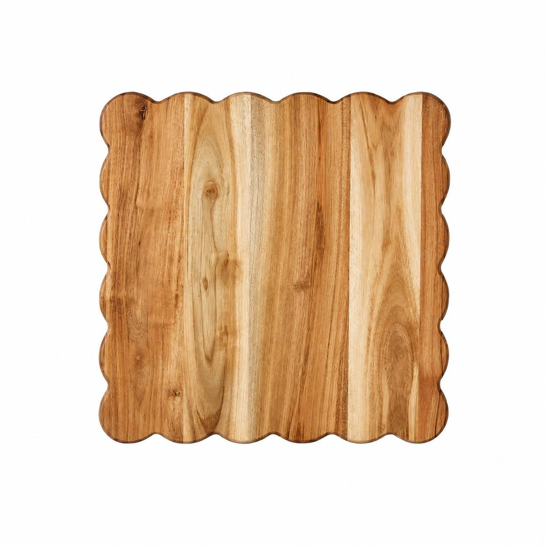 Square Scalloped Cutting Board-Home/Giftware-M (12")-Kevin's Fine Outdoor Gear & Apparel