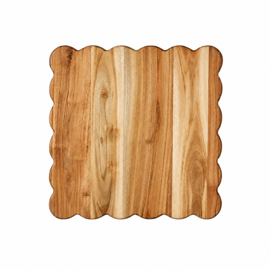 Square Scalloped Cutting Board-Home/Giftware-M (12")-Kevin's Fine Outdoor Gear & Apparel