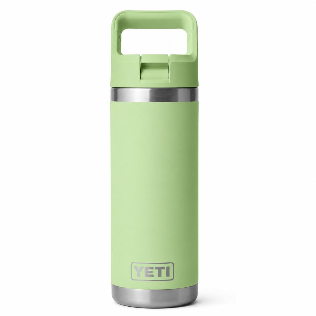 YETI 18 oz Rambler Water Bottle with Color-Matched Straw Cap-Hunting/Outdoors-Key Lime-Kevin's Fine Outdoor Gear & Apparel