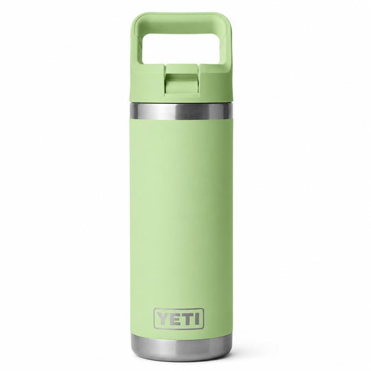 YETI 18 oz Rambler Water Bottle with Color-Matched Straw Cap-Hunting/Outdoors-Key Lime-Kevin's Fine Outdoor Gear & Apparel