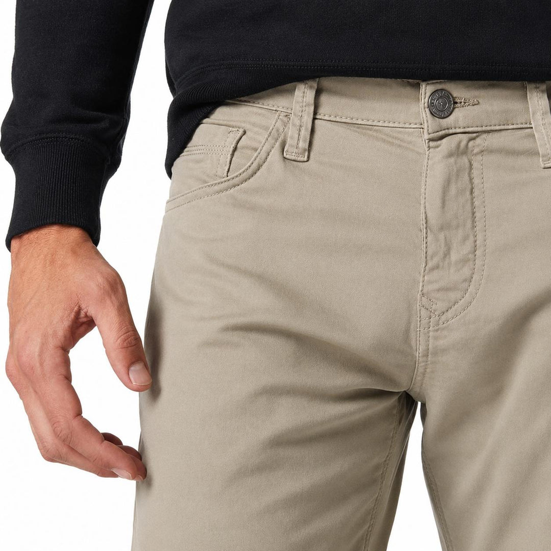 Mavi Men's Beige Matt Twill Stretch Jeans-Men's Clothing-Kevin's Fine Outdoor Gear & Apparel