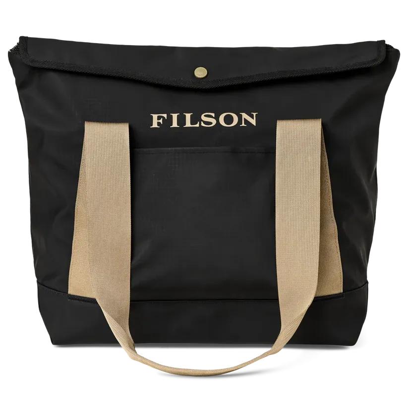 Filson All-Weather Tote Bag-Luggage-Black/Covert-Kevin's Fine Outdoor Gear & Apparel