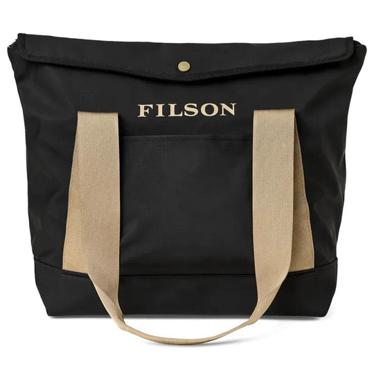 Filson All-Weather Tote Bag-Luggage-Black/Covert-Kevin's Fine Outdoor Gear & Apparel