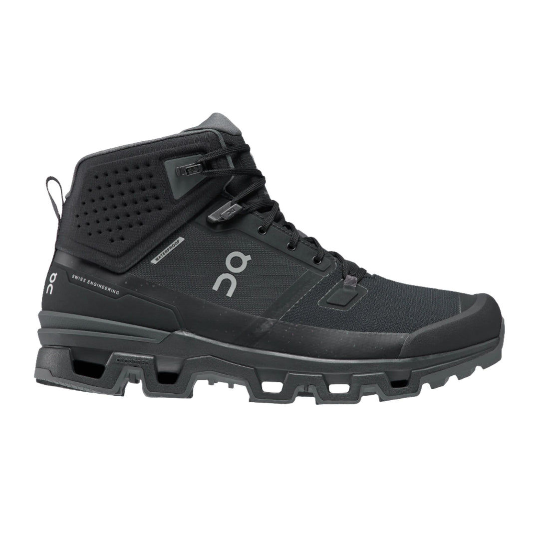 On Running Men's Cloudrock 2 Waterproof Hiking Boots-Footwear-Black | Eclipse-8-Kevin's Fine Outdoor Gear & Apparel