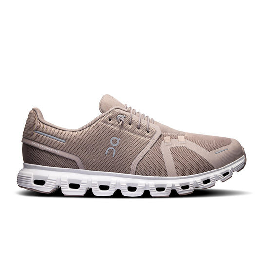 On Running Cloud 6 Men's Shoes-Men's Footwear-Fog | White-8-Kevin's Fine Outdoor Gear & Apparel