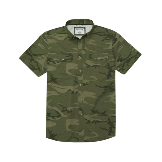 Poncho The Arroyo Original Short Sleeve Shirt-Men's Clothing-Dark Camo-Regular-S-Kevin's Fine Outdoor Gear & Apparel