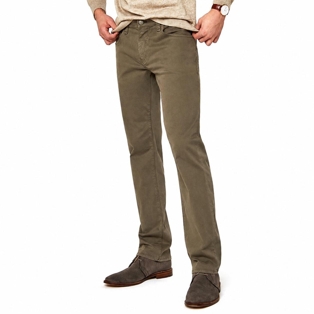Mavi Men's Matt Dusty Olive Twill Stretch Jeans-Men's Clothing-Kevin's Fine Outdoor Gear & Apparel