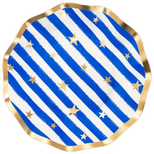Sophistiplate Wavy Patriotic Appetizer/Desert Bowls-Lifestyle-Kevin's Fine Outdoor Gear & Apparel