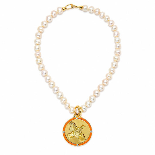 Kevin's Freshwater Pearl Pendant Necklace-Jewelry-Orange Quail-Kevin's Fine Outdoor Gear & Apparel