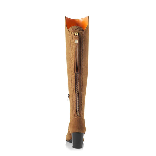 Fairfax & Favor Women's Heeled Amira Over-the-Knee Suede Boot-Women's Footwear-Kevin's Fine Outdoor Gear & Apparel