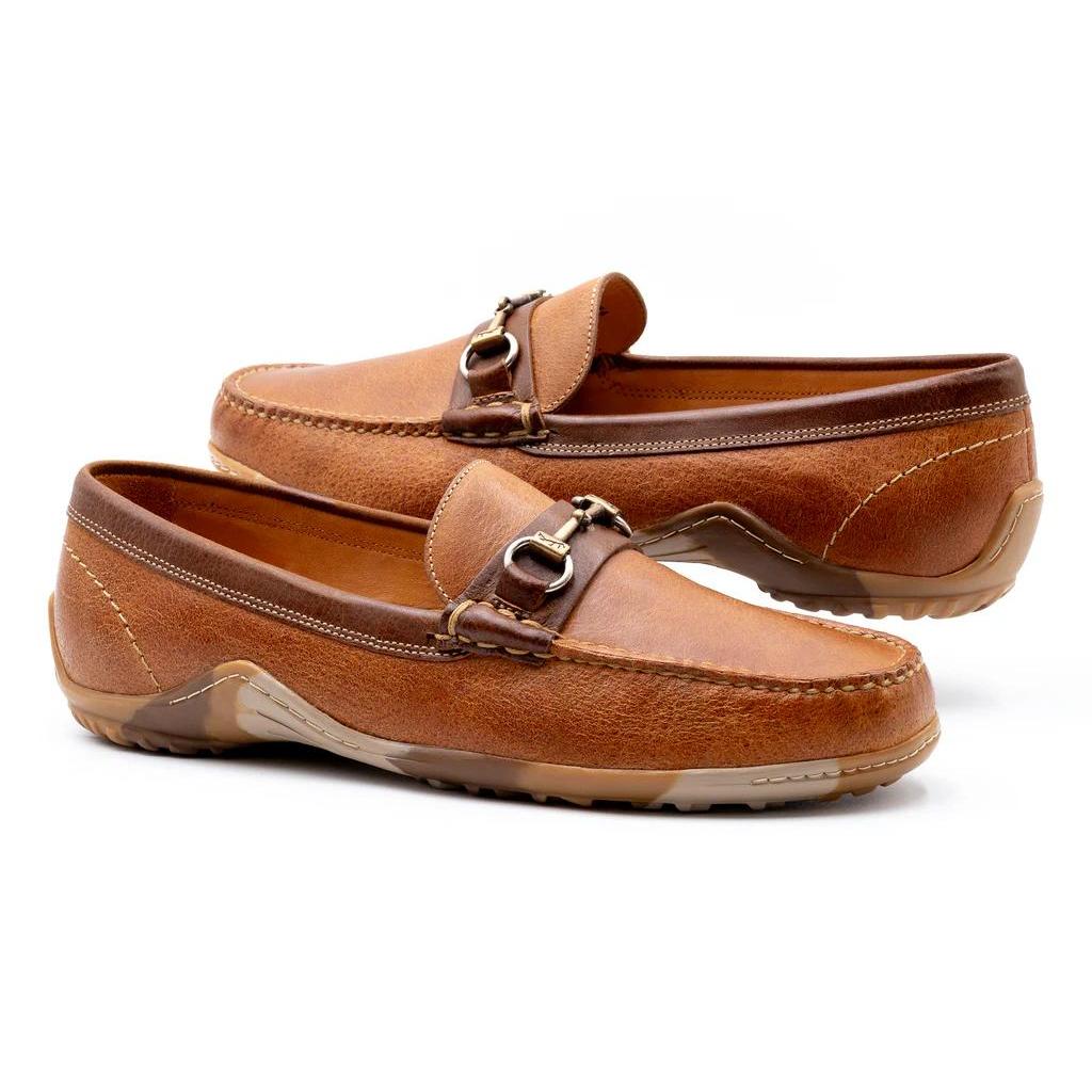 Martin Dingman Bill Water Buffalo Horse Bit Loafers-Men's Footwear-Saddle-8-Kevin's Fine Outdoor Gear & Apparel