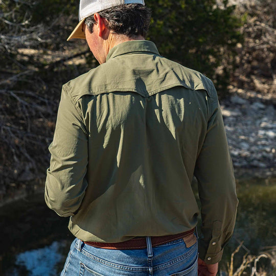 Poncho The Brazos Western Long Sleeve Shirt-Men's Clothing-Kevin's Fine Outdoor Gear & Apparel