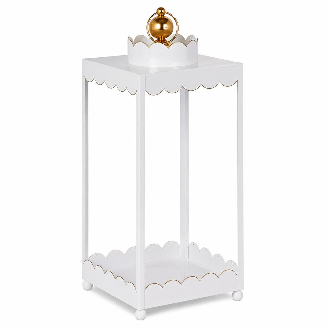Iron Lantern-Home/Giftware-White-20.5"-Kevin's Fine Outdoor Gear & Apparel