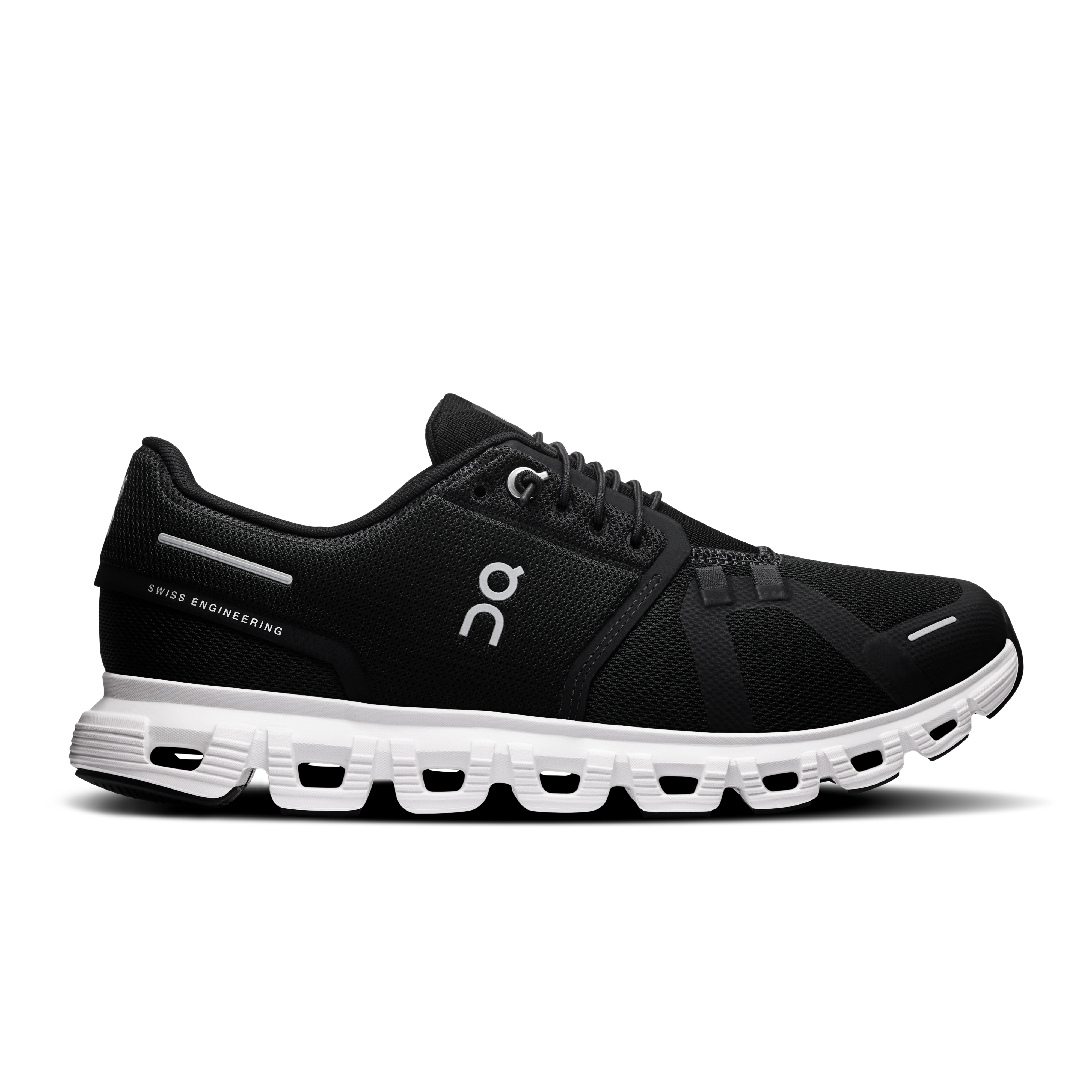 On Running Cloud 6 Women's Shoes-Women's Footwear-Black | White-6-Kevin's Fine Outdoor Gear & Apparel