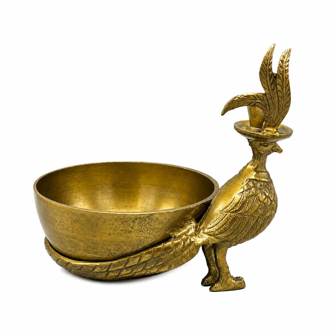 E+E Antique Gold Bowl-Home/Giftware-Kevin's Fine Outdoor Gear & Apparel