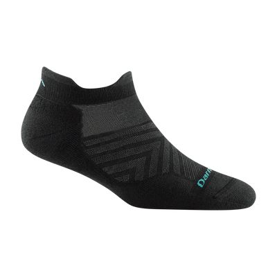 Darn Tough Women's Run No Show Tab Ultralight Running Sock-Footwear-BLACK-M-Kevin's Fine Outdoor Gear & Apparel
