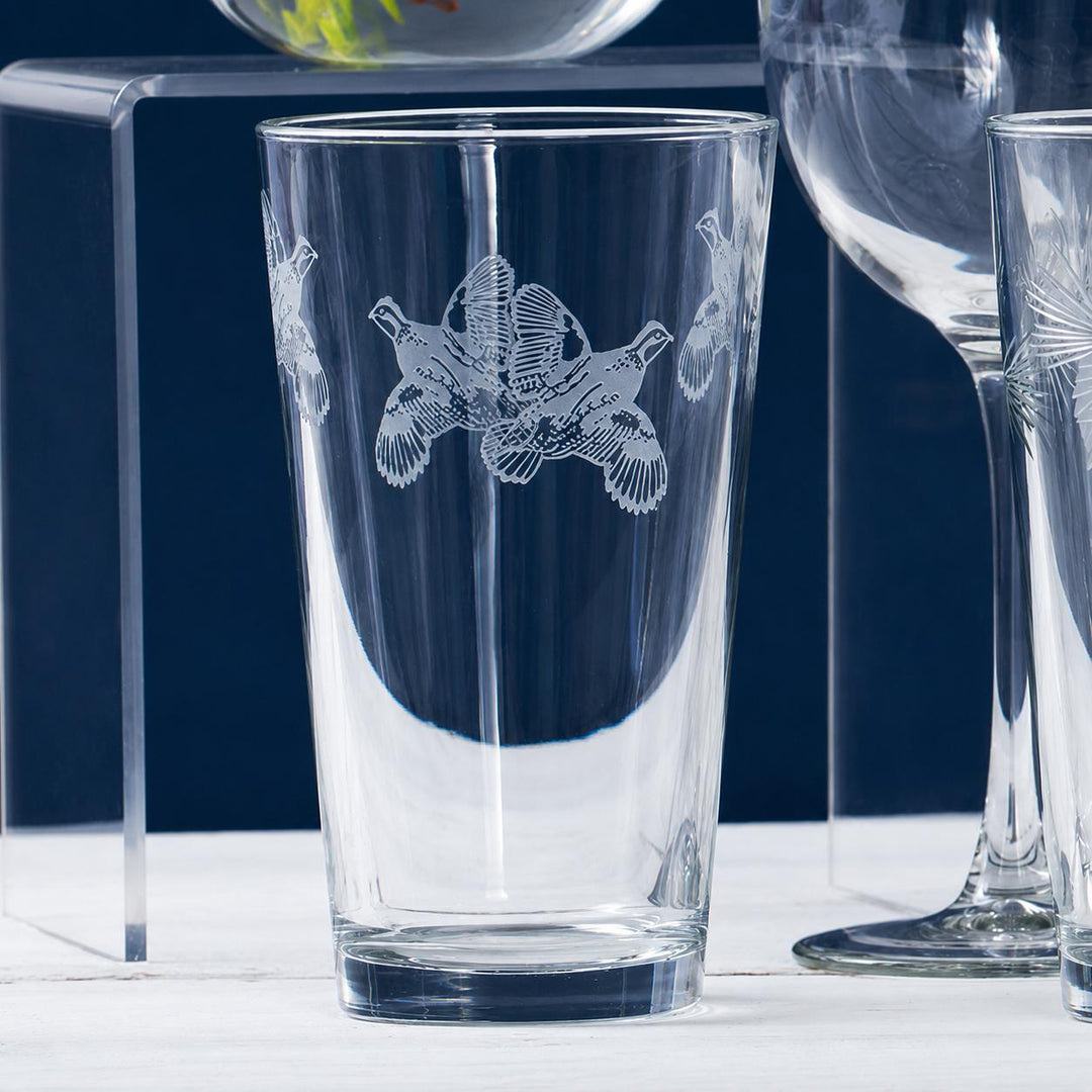 Kevin's Quail 16 oz Ice Tea Pint Glass-Home/Giftware-Kevin's Fine Outdoor Gear & Apparel