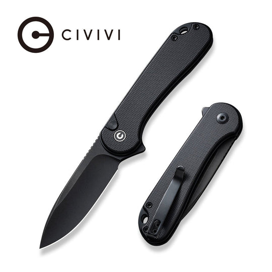 CIVIVI Elementum Button Lock Flipper Knife-C18062P-1-Kevin's Fine Outdoor Gear & Apparel