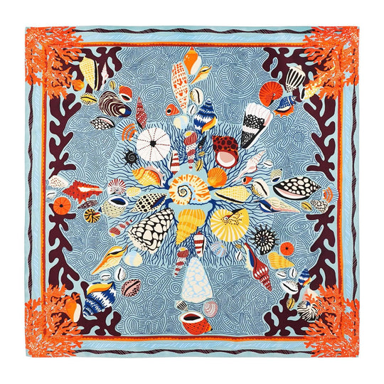 Coral Blue Medium Scarf-Women's Accessories-Kevin's Fine Outdoor Gear & Apparel