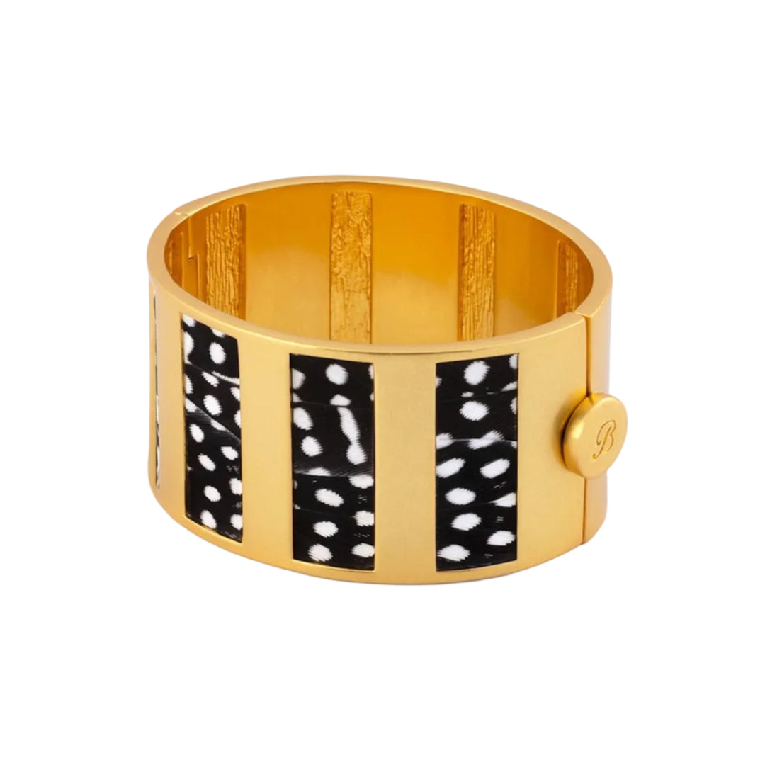 Brackish Crystal Striped Hinge Cuff-Women's Accessories-Kevin's Fine Outdoor Gear & Apparel