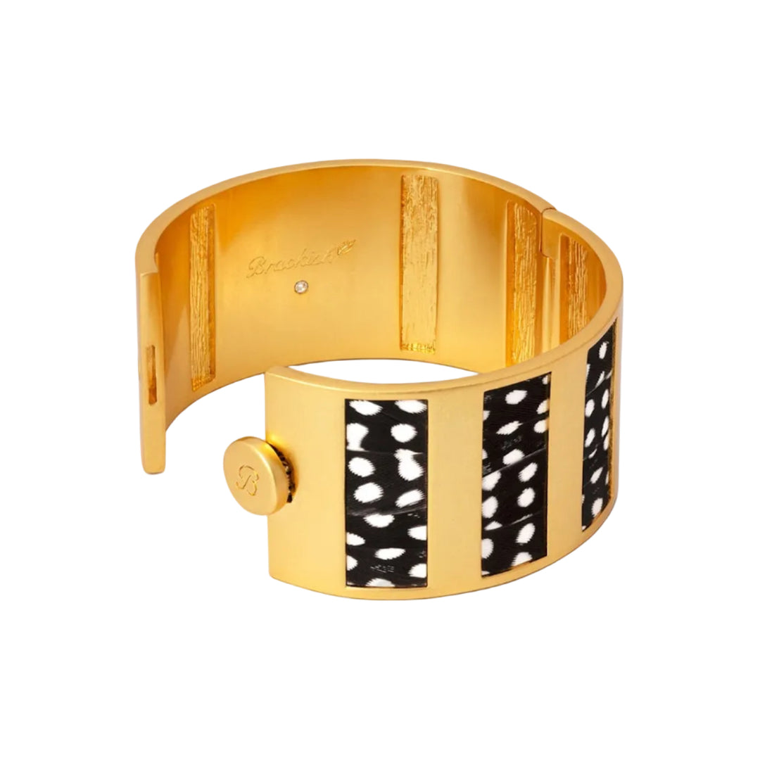 Brackish Crystal Striped Hinge Cuff-Women's Accessories-Kevin's Fine Outdoor Gear & Apparel