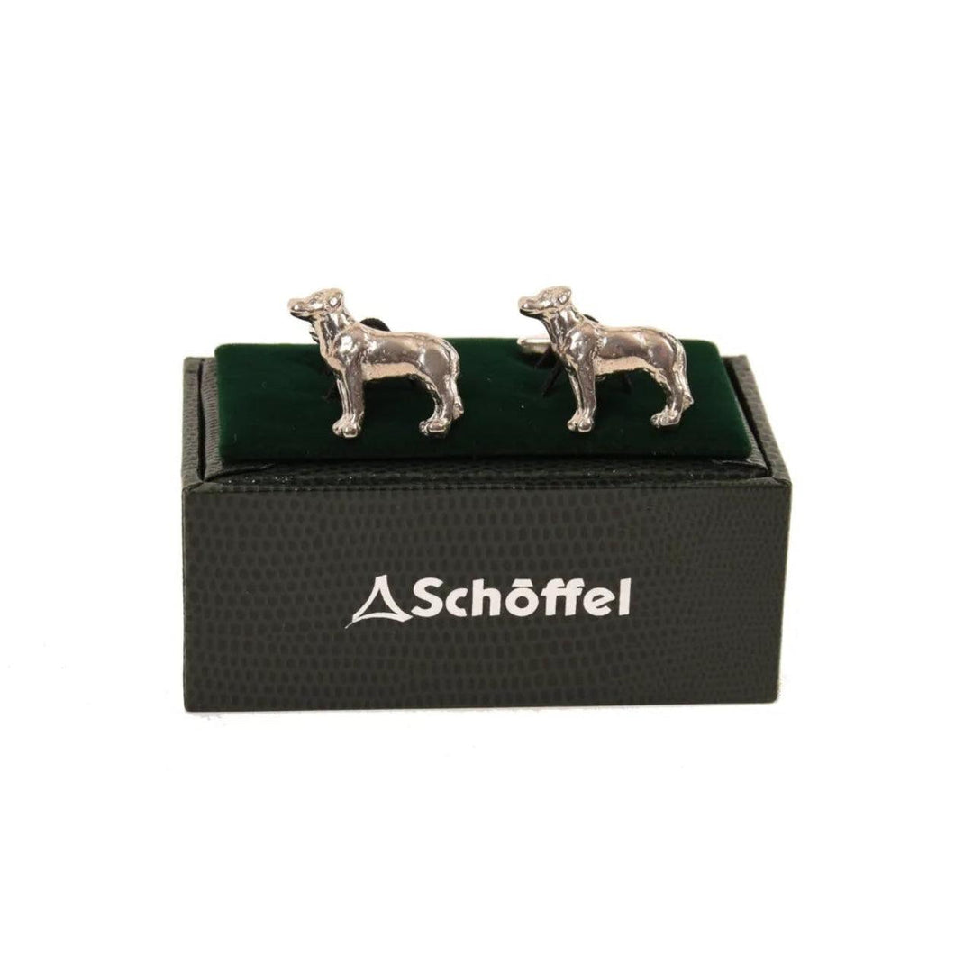 Schoffel Pewter Lab Cufflinks-Men's Accessories-Kevin's Fine Outdoor Gear & Apparel