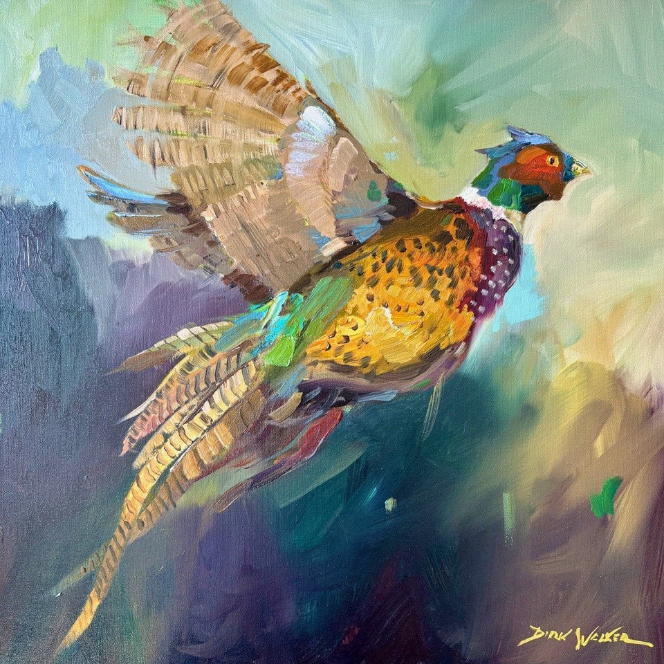 Dirk Walker "Nature's Palette Pheasant" Giclee Print-Home/Giftware-Kevin's Fine Outdoor Gear & Apparel