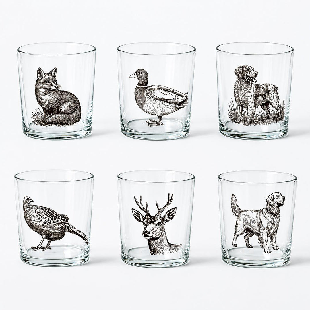 Vietri Wildlife Assorted Tumbler (Set of 6)