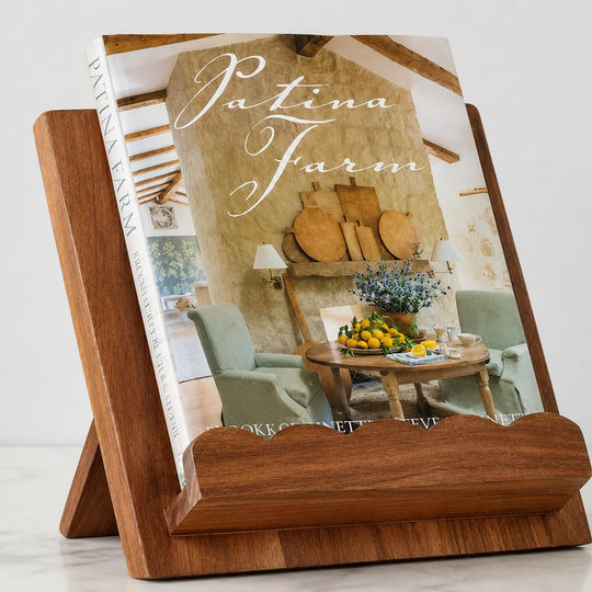 Scalloped Wood Book Stand-Home/Giftware-Kevin's Fine Outdoor Gear & Apparel