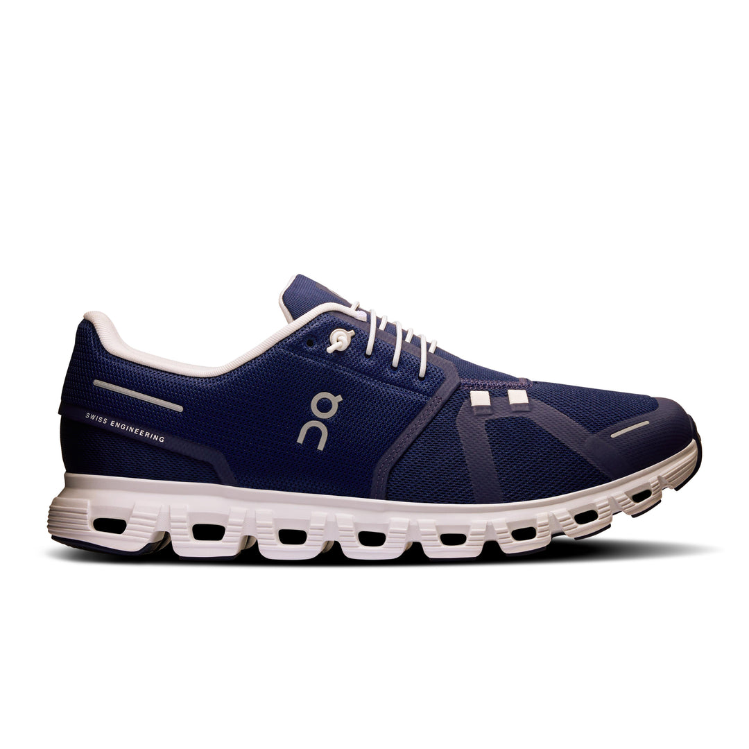 On Running Cloud 6 Men's Shoes-Men's Footwear-Midnight | White-8-Kevin's Fine Outdoor Gear & Apparel
