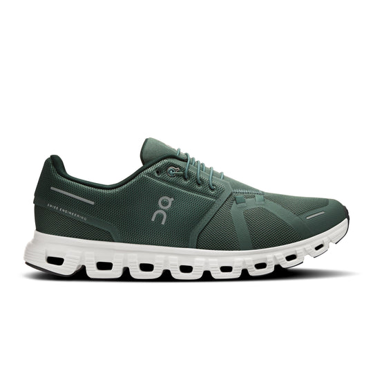 On Running Cloud 6 Men's Shoes-Men's Footwear-Olive | Evergreen-8-Kevin's Fine Outdoor Gear & Apparel