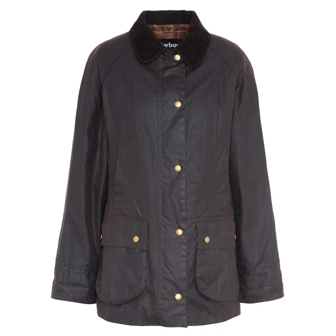 Barbour Ladies Classic Beadnell Waxed Jacket-Women's Clothing-Rustic-US 2/UK 6-Kevin's Fine Outdoor Gear & Apparel
