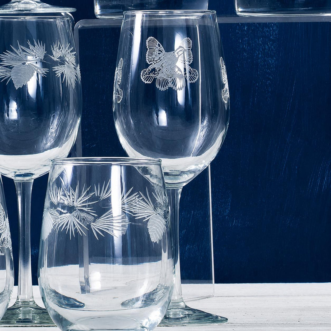 Kevin's Quail 12 oz White Wine Glass-Home/Giftware-Kevin's Fine Outdoor Gear & Apparel