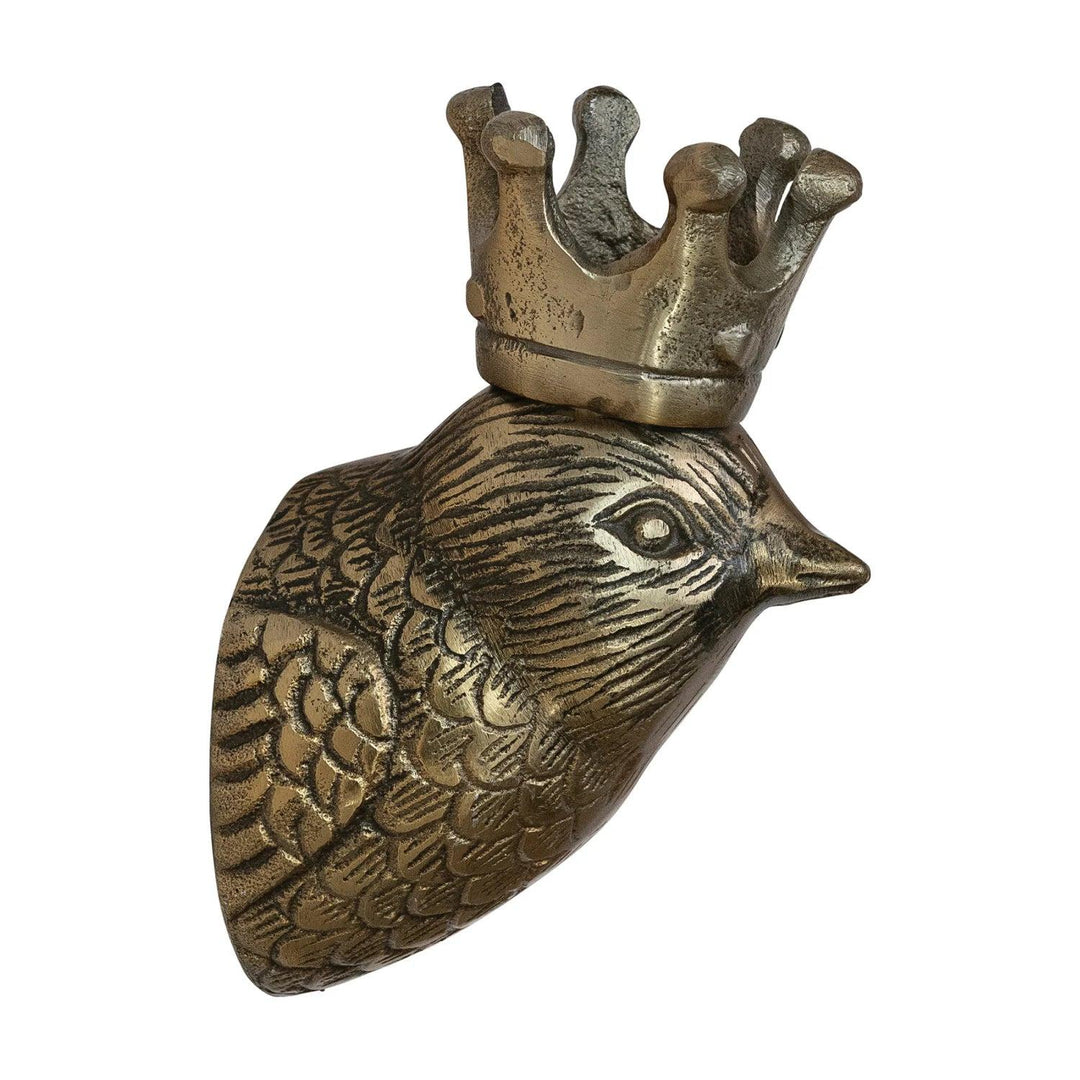 Cast Aluminum Quail Head w/ Crown-Home/Giftware-Kevin's Fine Outdoor Gear & Apparel