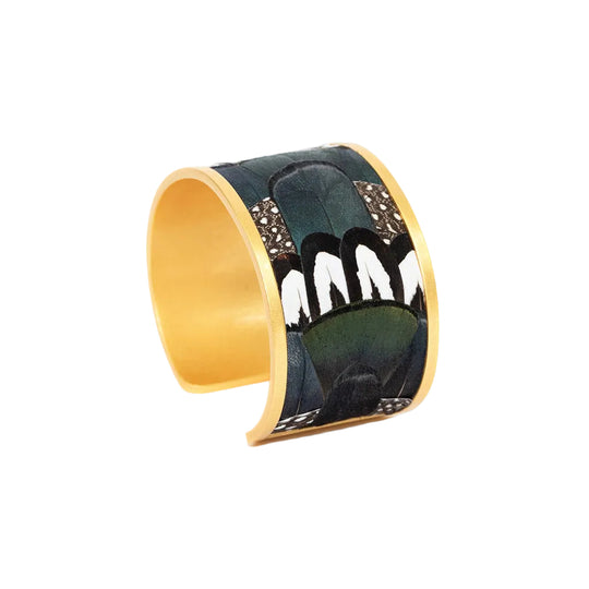 Brackish Dockside Wide Feather Cuff Bracelet-Women's Accessories-Kevin's Fine Outdoor Gear & Apparel