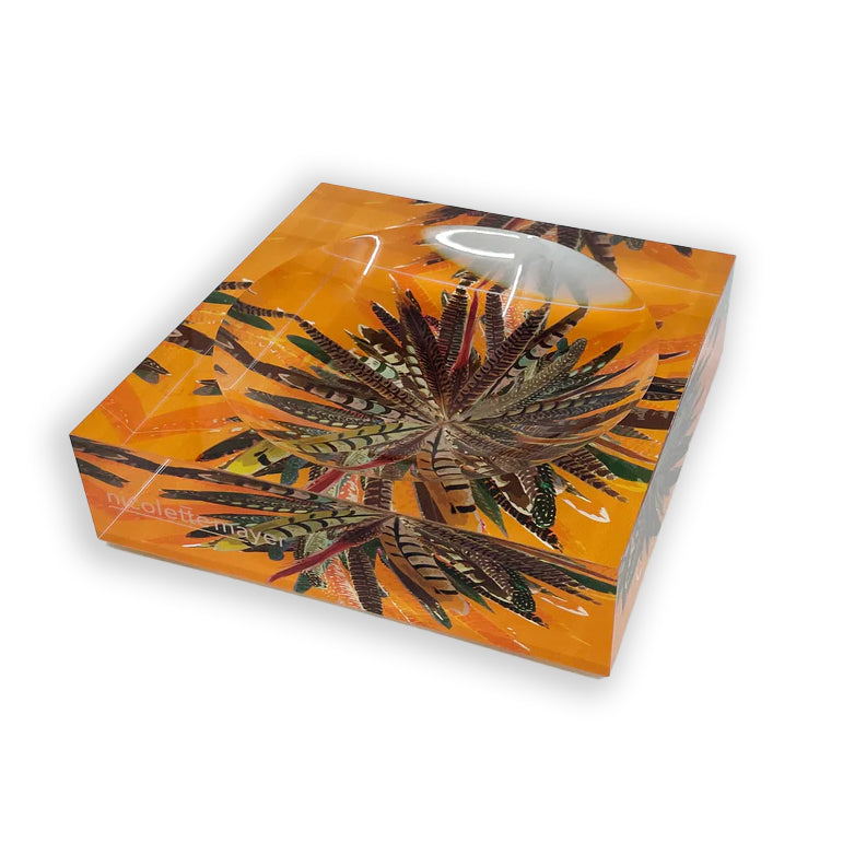 Acrylic Candy Tray-Home/Giftware-Pheasant Feathers Butternut-Kevin's Fine Outdoor Gear & Apparel