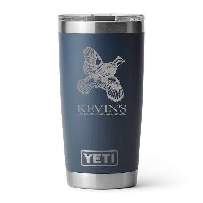 Kevin's Custom Yeti Ramblers-Hunting/Outdoors-Quail-Navy-20 oz-Kevin's Fine Outdoor Gear & Apparel
