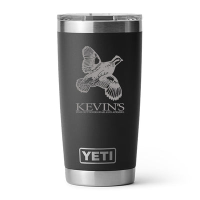 Kevin's Custom Yeti Ramblers-Hunting/Outdoors-Quail-Black-20 oz-Kevin's Fine Outdoor Gear & Apparel